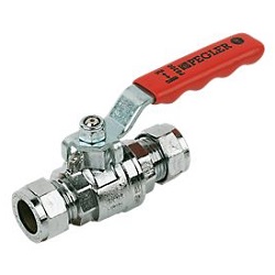 Pegler Lever Valves Red Compression