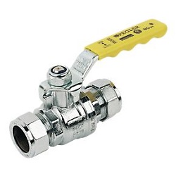 Pegler Lever Valves Yellow Compression