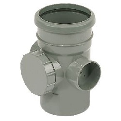 FloPlast 110mm Access Fittings Grey