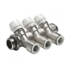 John Guest Speedfit 3 Port Brass Manifold 22mm x 15mm