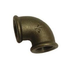 Black Malleable Iron 1/2" 90° Elbow