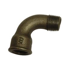 Black Malleable Iron 1/2" 90° Street Bend