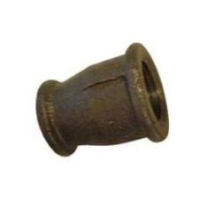 Black Malleable Iron 1/2" x 3/8" Reducing Socket Coupler