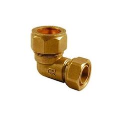 Compression 22mm x 3/4" Bent Tap Connector