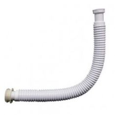 Flexible Toilet Flush Pipe 1.1/2" x 24" White