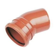 FloPlast D164 110mm Underground Drainage 30° Single Socket Bend