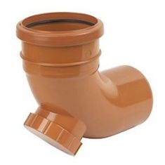 FloPlast D169 110mm Underground Drainage Double Socket Access Bend