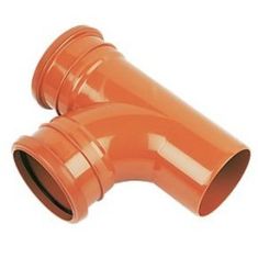 FloPlast D190 110mm Underground Drainage 87½° Double Socket Junction