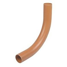 FloPlast D281 110mm Underground Drainage 87½° Plain Ended Long Radius Bend