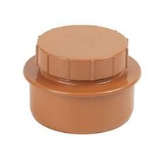 FloPlast D292 110mm Underground Drainage Screwed Access Cap