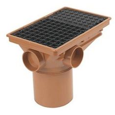 FloPlast D506 110mm Underground Drainage Rectangular Hopper With Grid