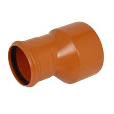 FloPlast D99 Underground Drainage 160mm x 110mm Level Invert Reducer