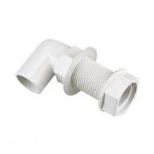 FLOPLAST OS15 Overflow/Condensate 90° Bent Tank Connector White 21.5mm **CLEARANCE**