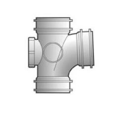 Floplast Solvent Weld 92.5° Access Branch