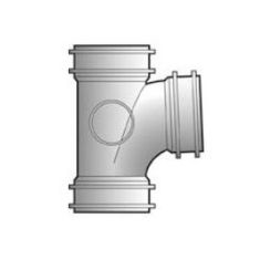 Floplast Solvent Weld 92.5° Branch Triple Socket