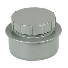 FloPlast SP292G 110mm Ring Seal Screwed Access Cap Grey