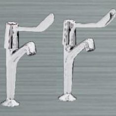 Heatrae Sadia Pack M Elbow Lever Sink Pillar Taps 95970323