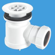 McAlpine STW5-R 1½" x 85mm Shower Trap White Plastic 19mm Water Seal