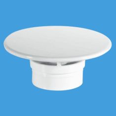 McAlpine STW85WHM 1½" x 85mm White Mushroom Flange For 1½" Trap