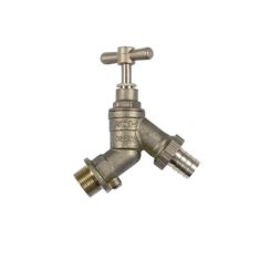 Philmac 3033 Hose Union Bib Tap DZR(¾") With Double Check Valve