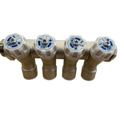 John Guest Speedfit 4 Port Brass Manifold 22MM X 15MM | Ukhps.co.uk